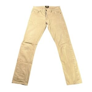 Brave Star Selvage Men's 31 Tan Cotton Twill Workwear Trousers Button Fly USA